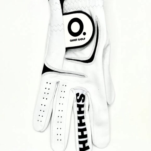 Quiet Golf White SHHHH Golf Glove - Picture 2 of 9